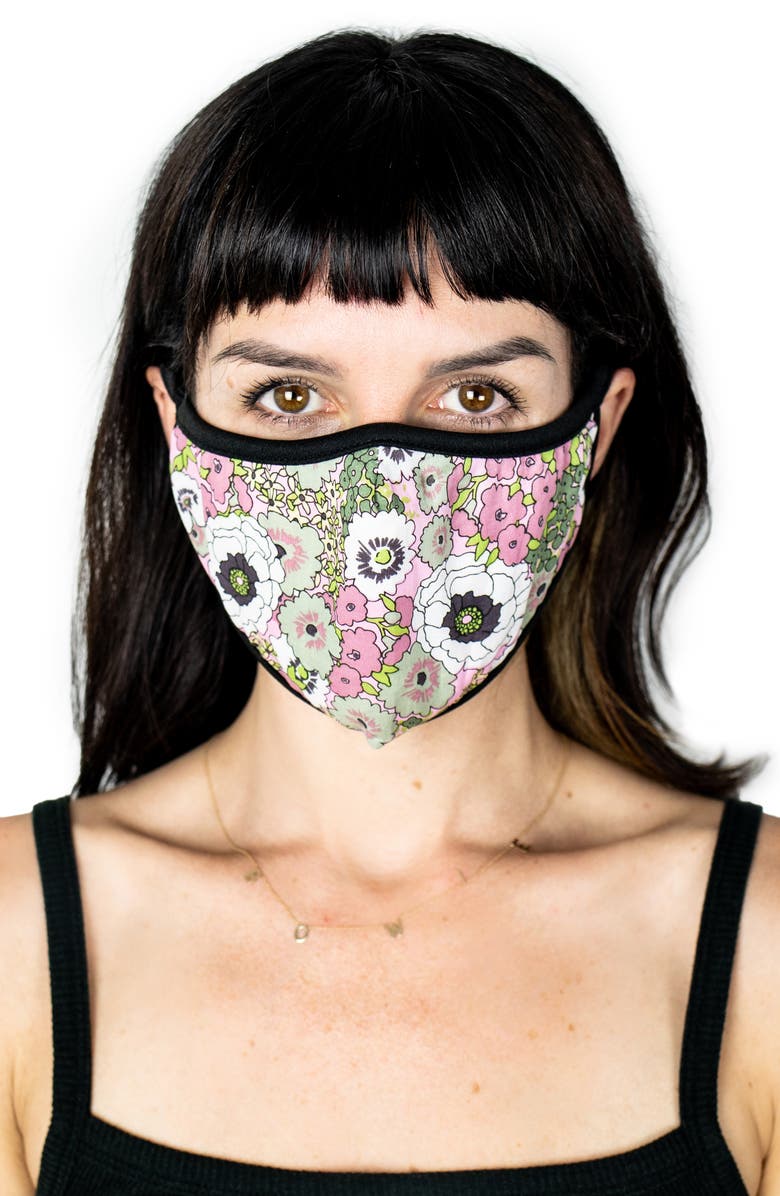 Modern American Posy 2-Pack Adult Face Masks, Main, color, 