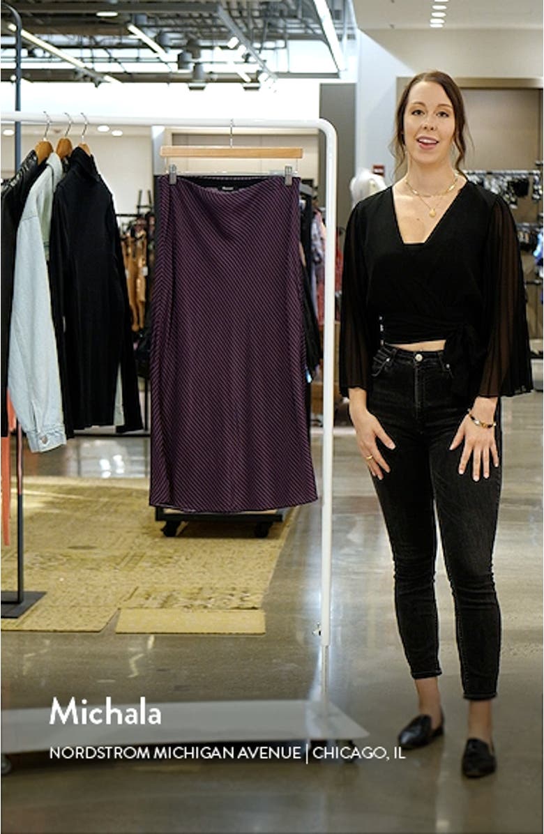The Layton Midi Slip Skirt, sales video thumbnail