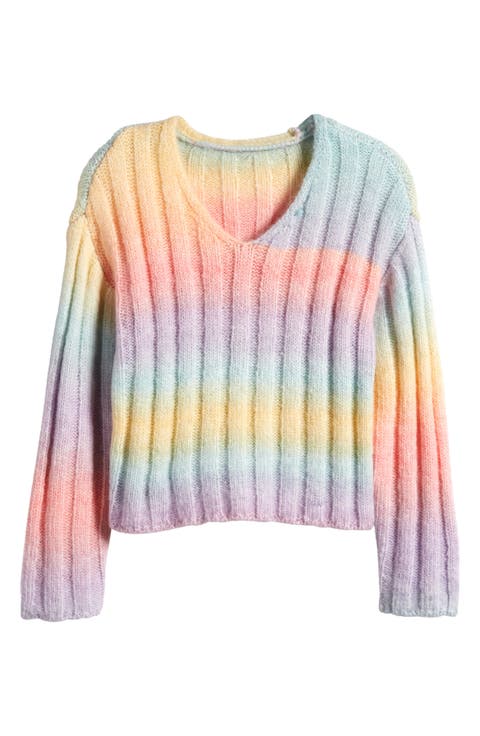 Kids' Ombré Stripe Sweater (Big Kid)