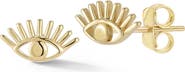Ember Fine Jewelry 14K Evil Eye Stud Earrings