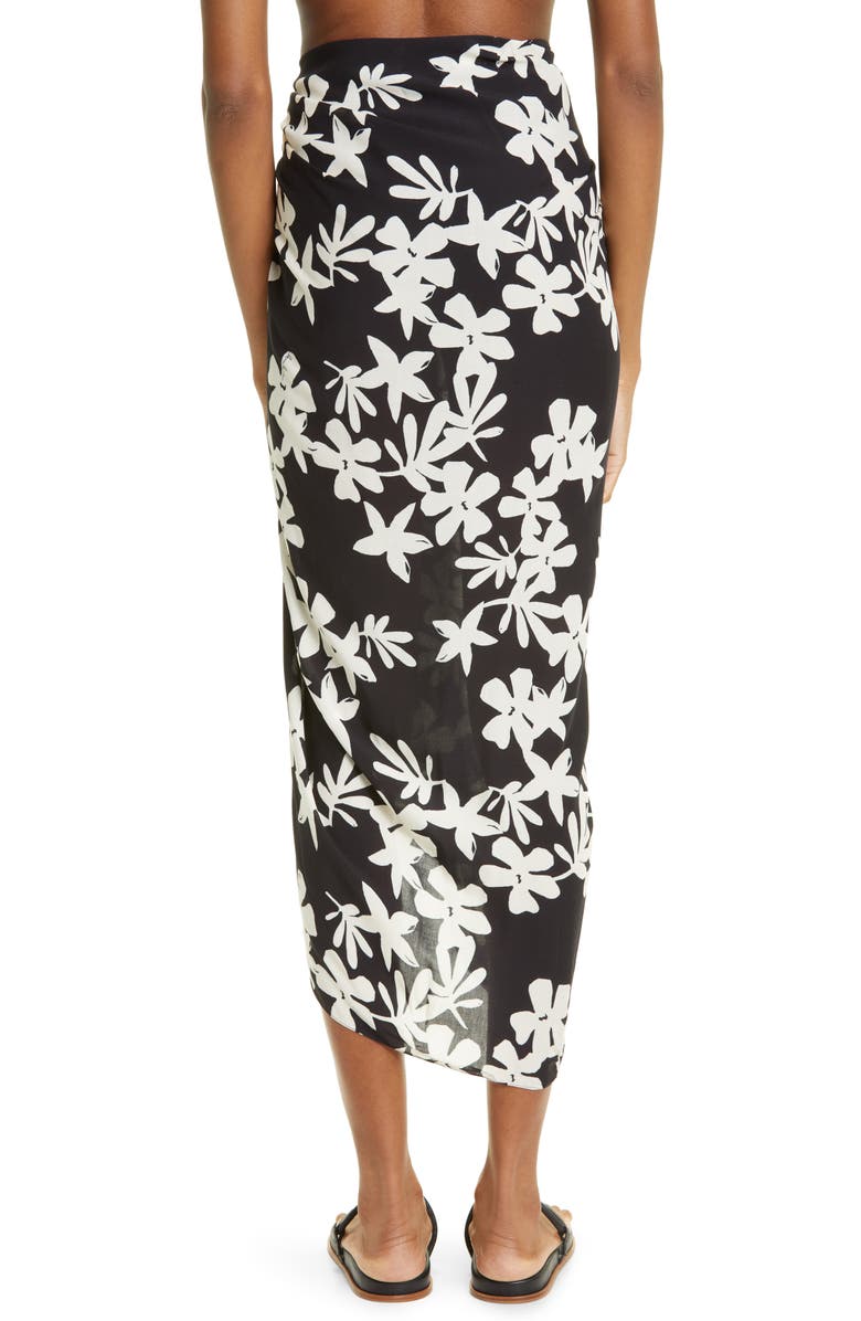 lemlem Sea Floral Sarong, Alternate, color,