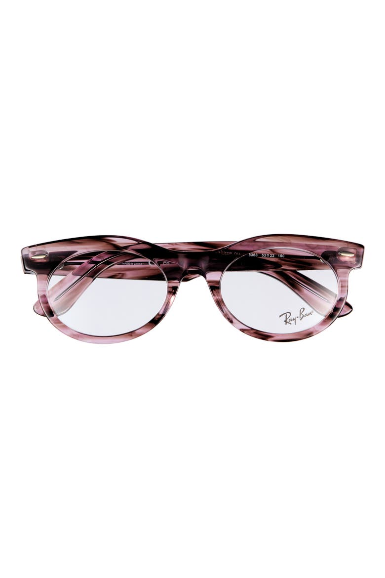 53mm Oval Optical Glasses, Main, color, PINK