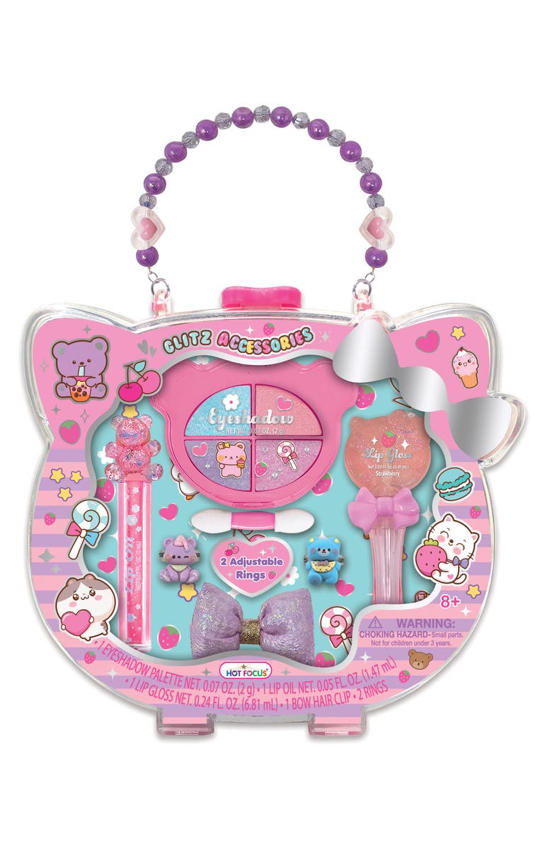 HOT FOCUS Kids' Glitz Accessories Set, Main, color, Multi