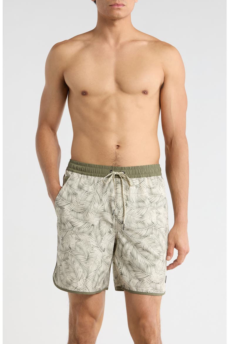 Tackle Volley Swim Shorts, Main, color, DUSTY OLIVE