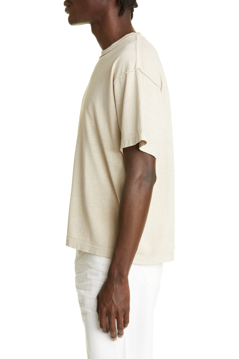 Men's Oversize Reverse Crop T-Shirt, Alternate, color, DUST