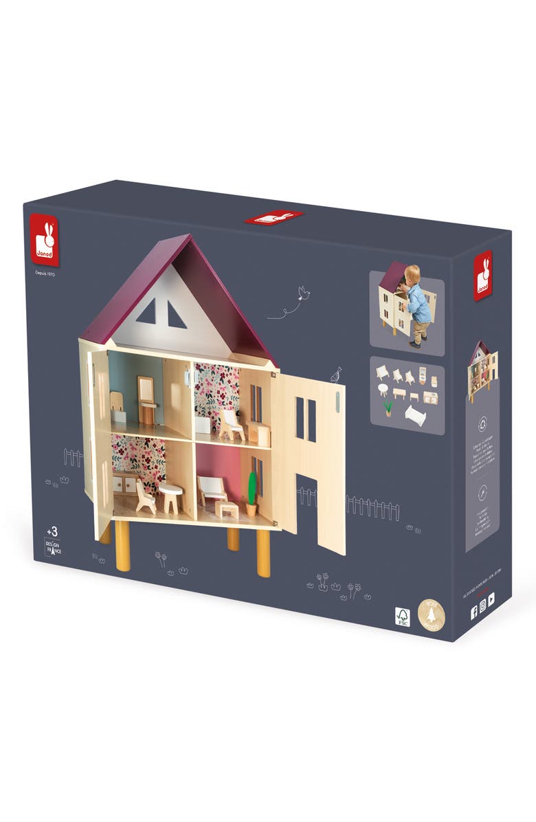 Janod Twist Dollhouse, Alternate, color,