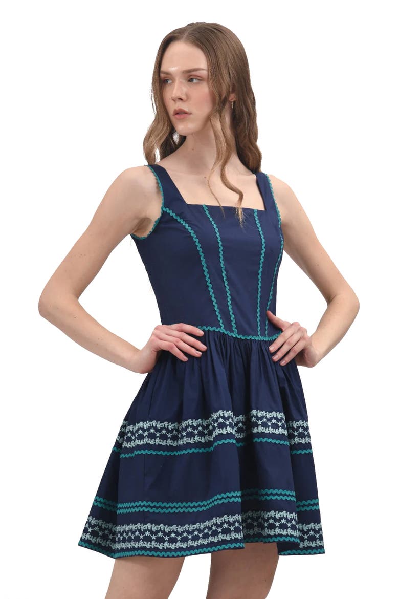 Midnight Minidress, Alternate, color, GREEN