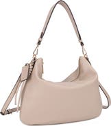 Mali + Lili Nova Large Soft Faux Leather Shoulder Bag