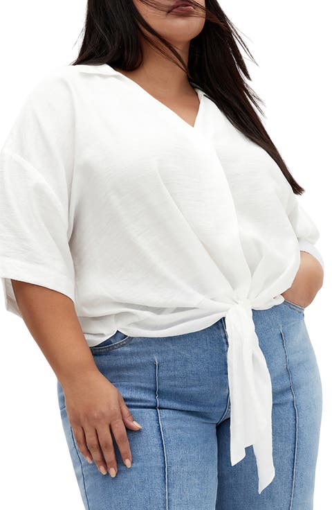 Rosie Tie Front Top