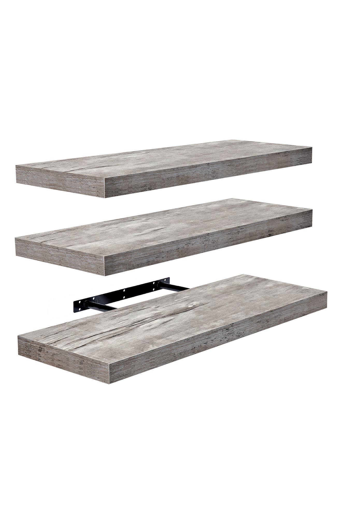 Set of 3 24-Inch Floating Shelves