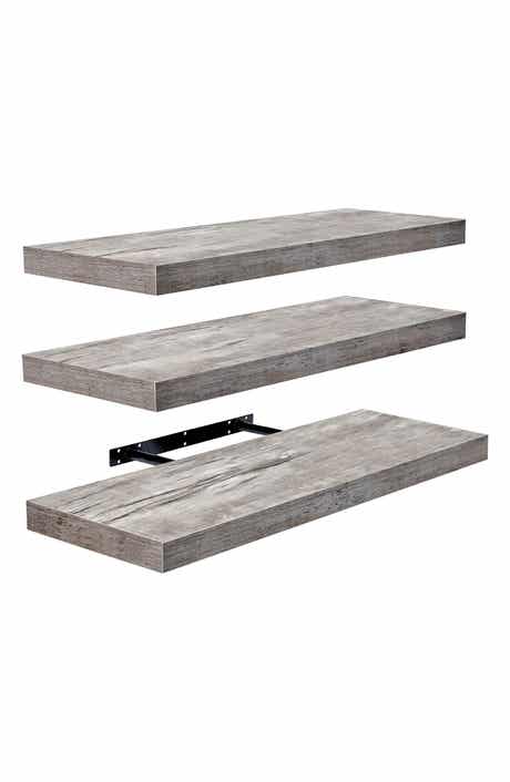 Set of 3 24-Inch Floating Shelves