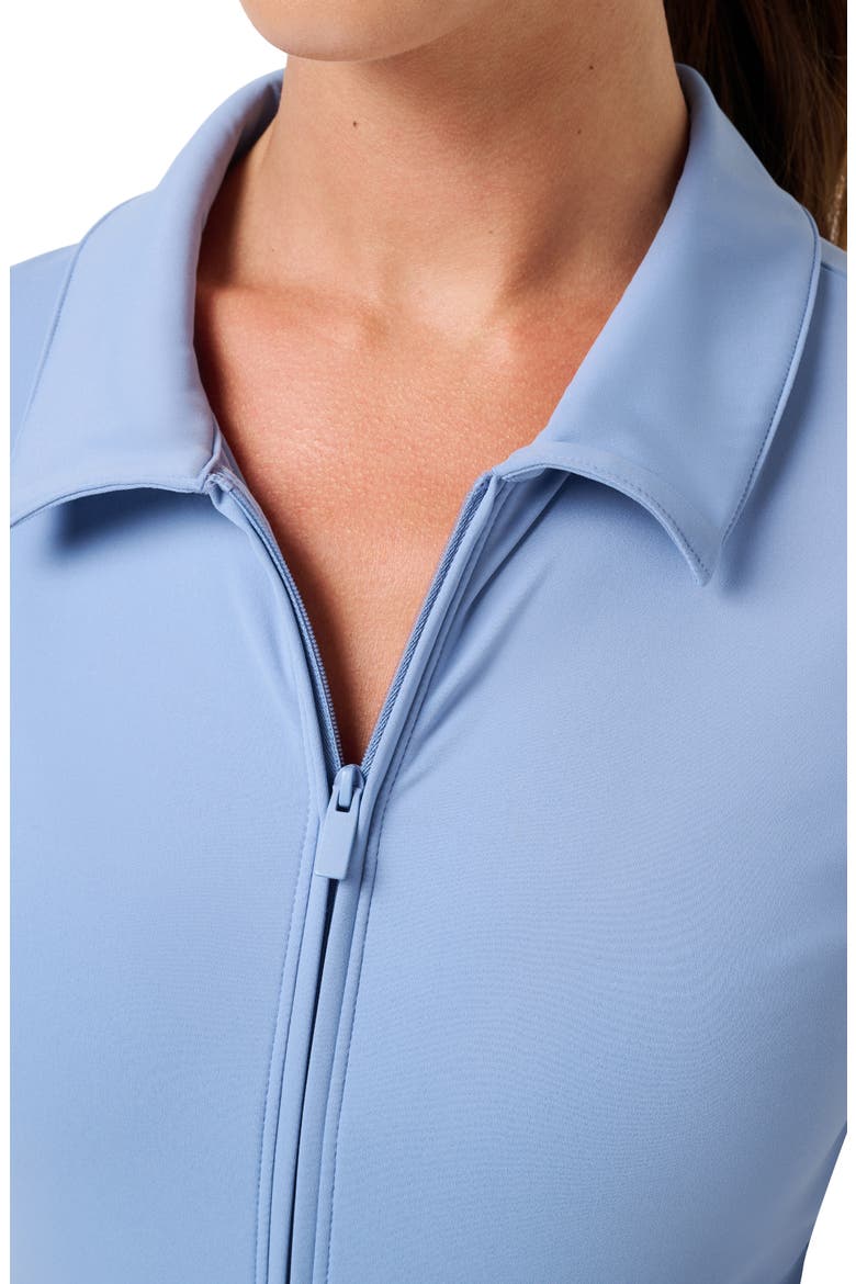 MoveKnit Quarter Zip Dress, Alternate, color, ENGLISH MANOR