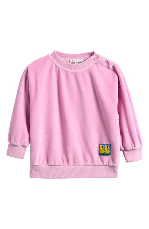 Tag Velvet Sweatshirt