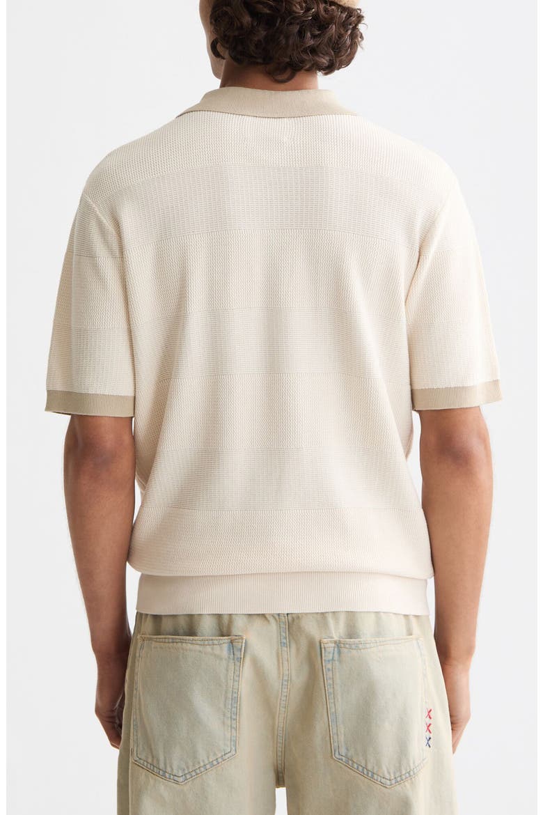 Texture Cotton Polo, Alternate, color, EGGNOG