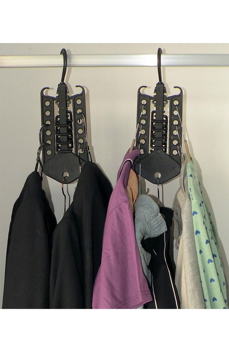 SALAV Black Multi-Function Hanger, Alternate, color,