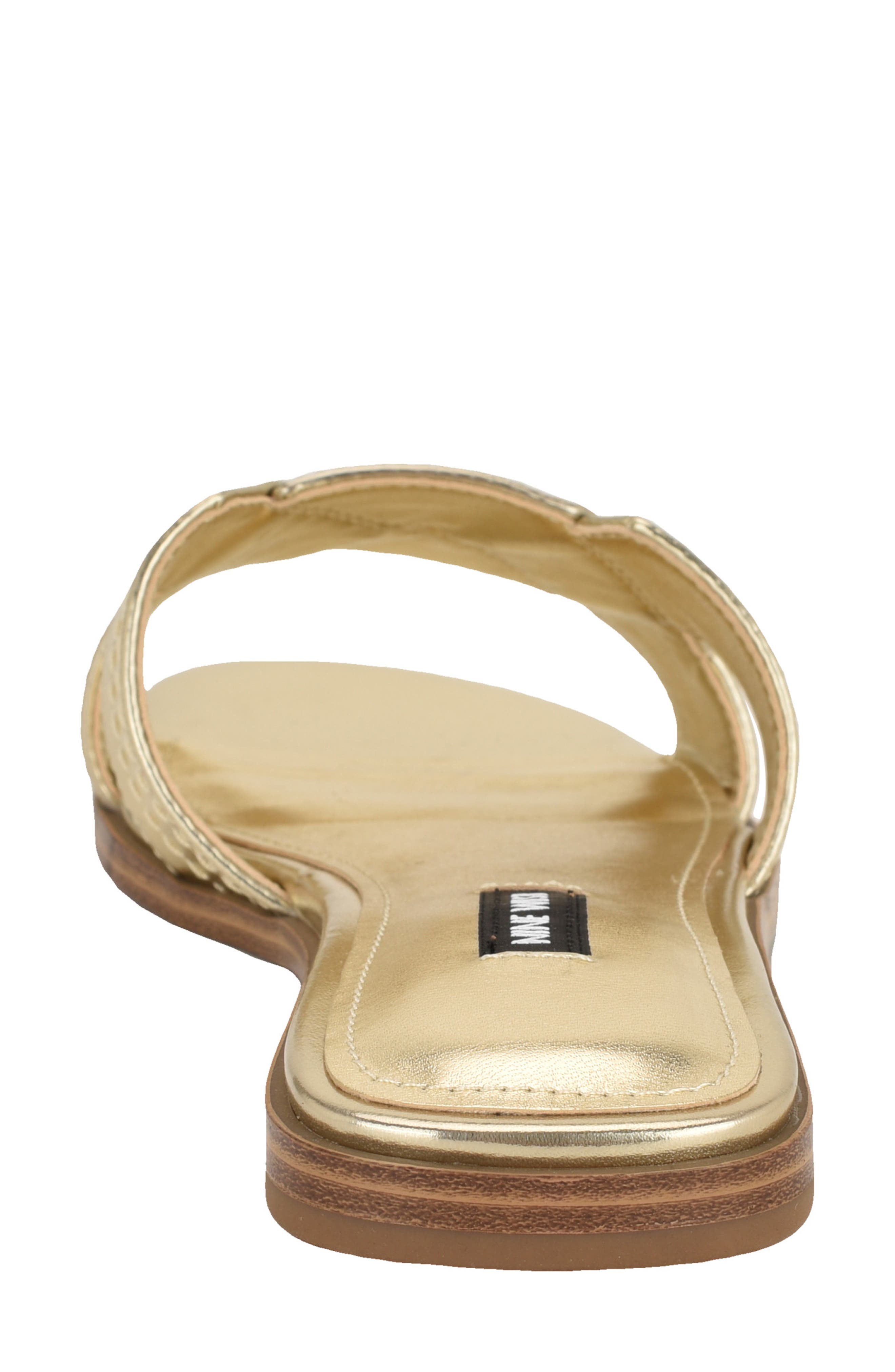 Gammy Slide Sandal, Alternate, color, GOLD