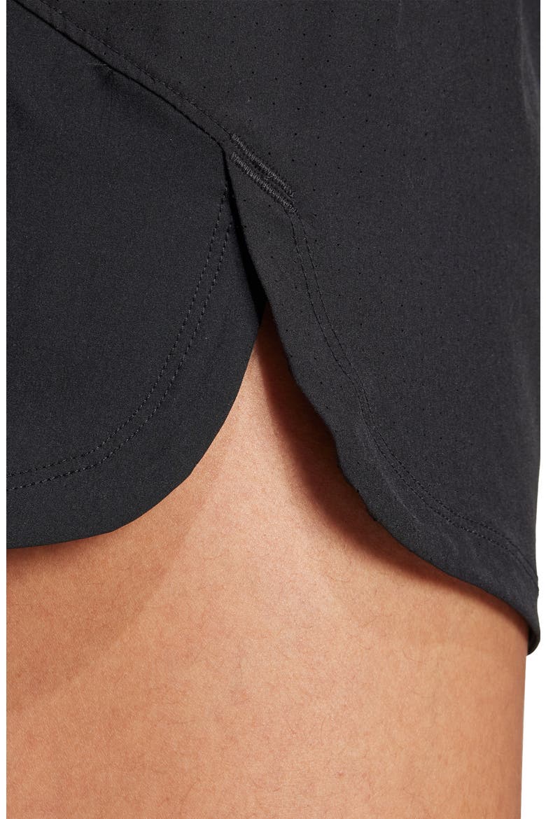 Tech Pacer Training Shorts, Alternate, color, BLACK