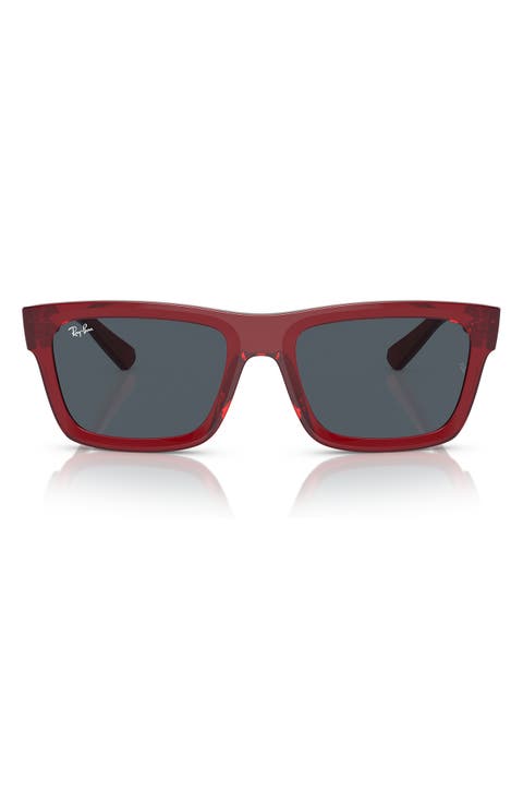 Warren 57mm Rectangular Sunglasses