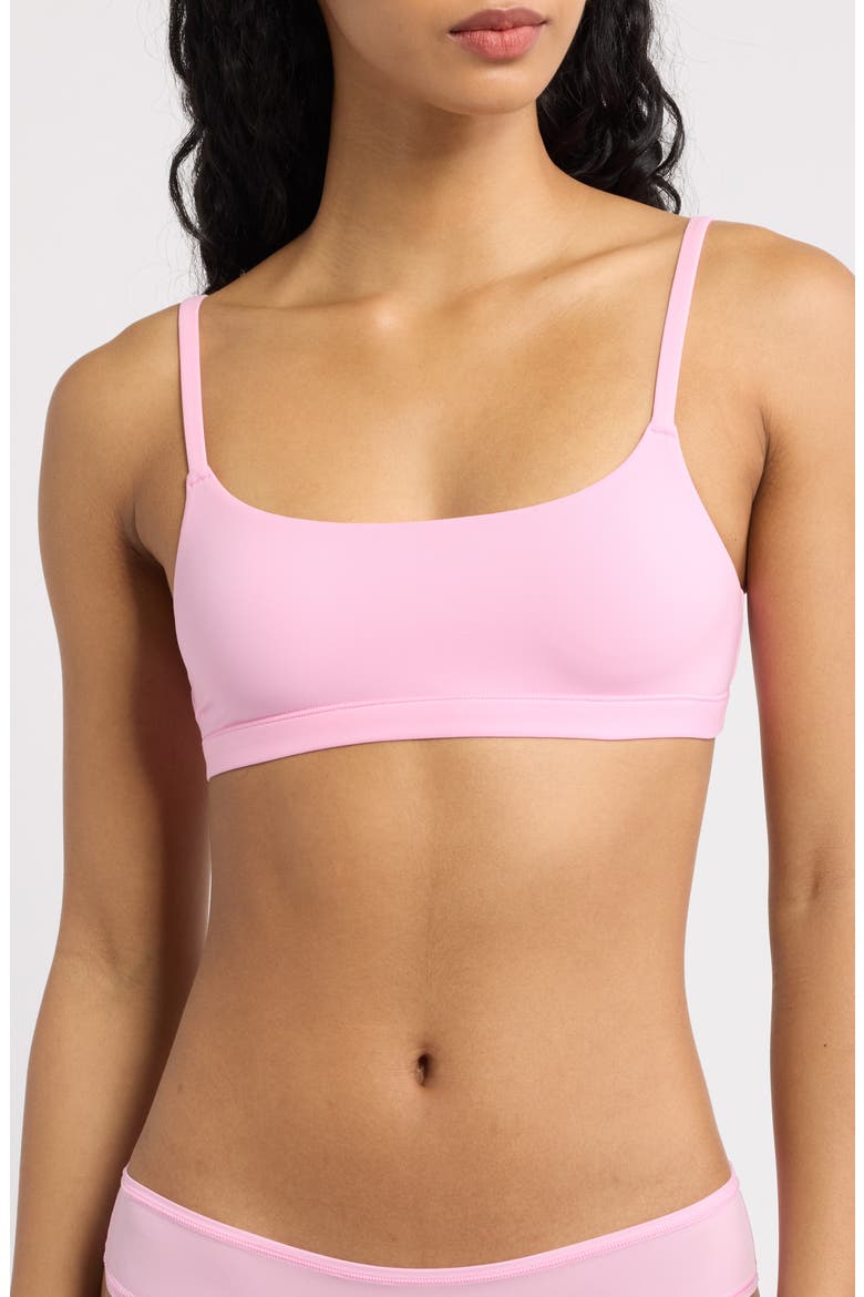 Fits Everybody Scoop Neck Bralette, Main, color, BUBBLEGUM