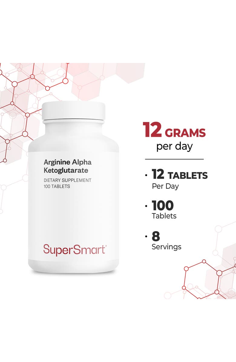SuperSmart Arginine Alpha Ketoglutarate, Alternate, color, NO COLOR