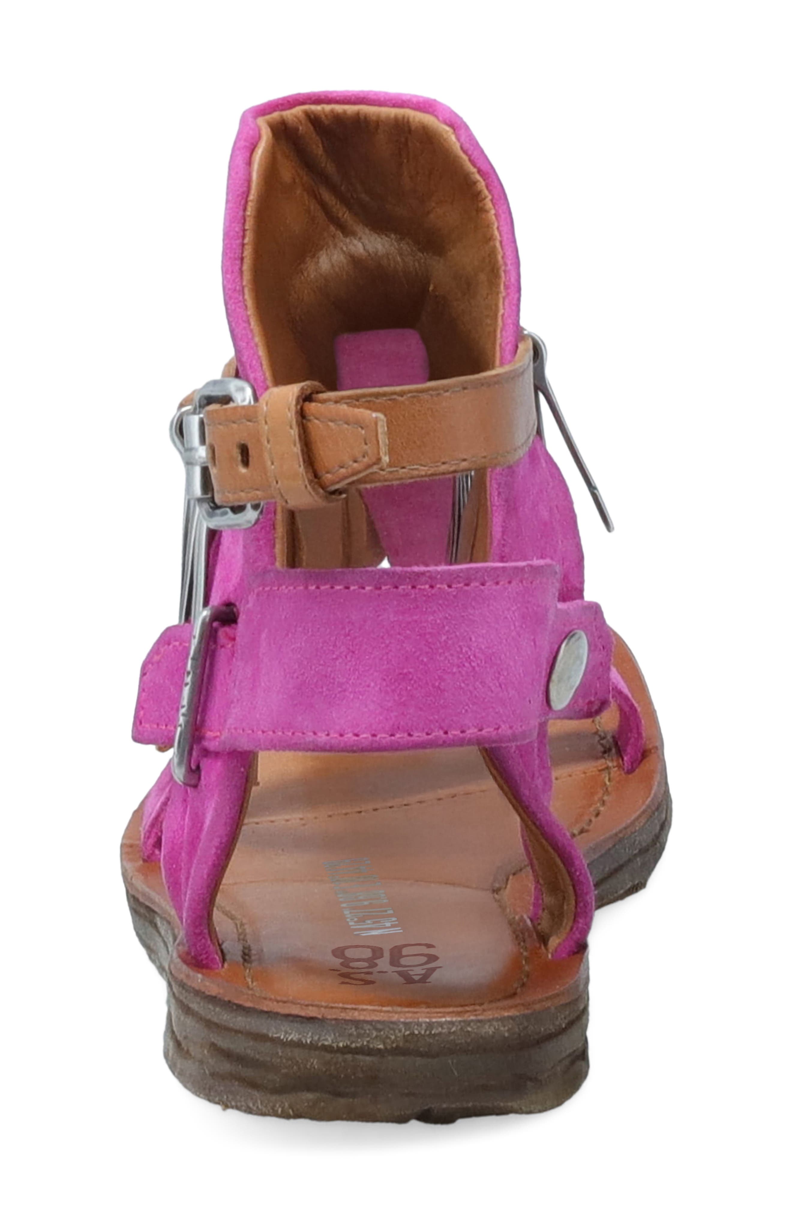 Raleigh Ankle Strap Sandal, Alternate, color, PINK