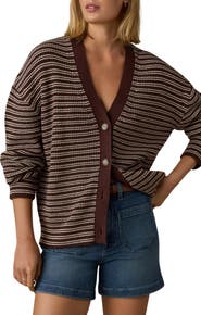 Faherty Miramar Linen & Organic Cotton Cardigan