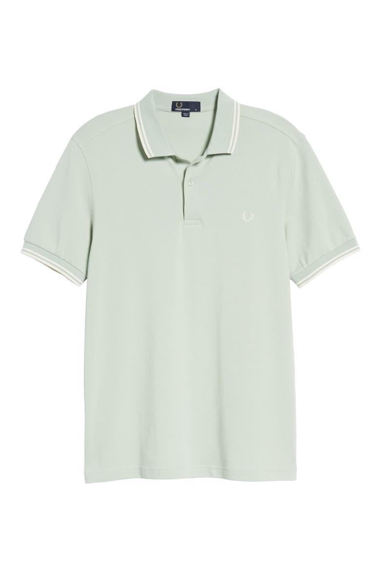 Extra Trim Fit Twin Tipped Piqué Polo, Alternate, color, NIGHTGREEN/ SNWHT