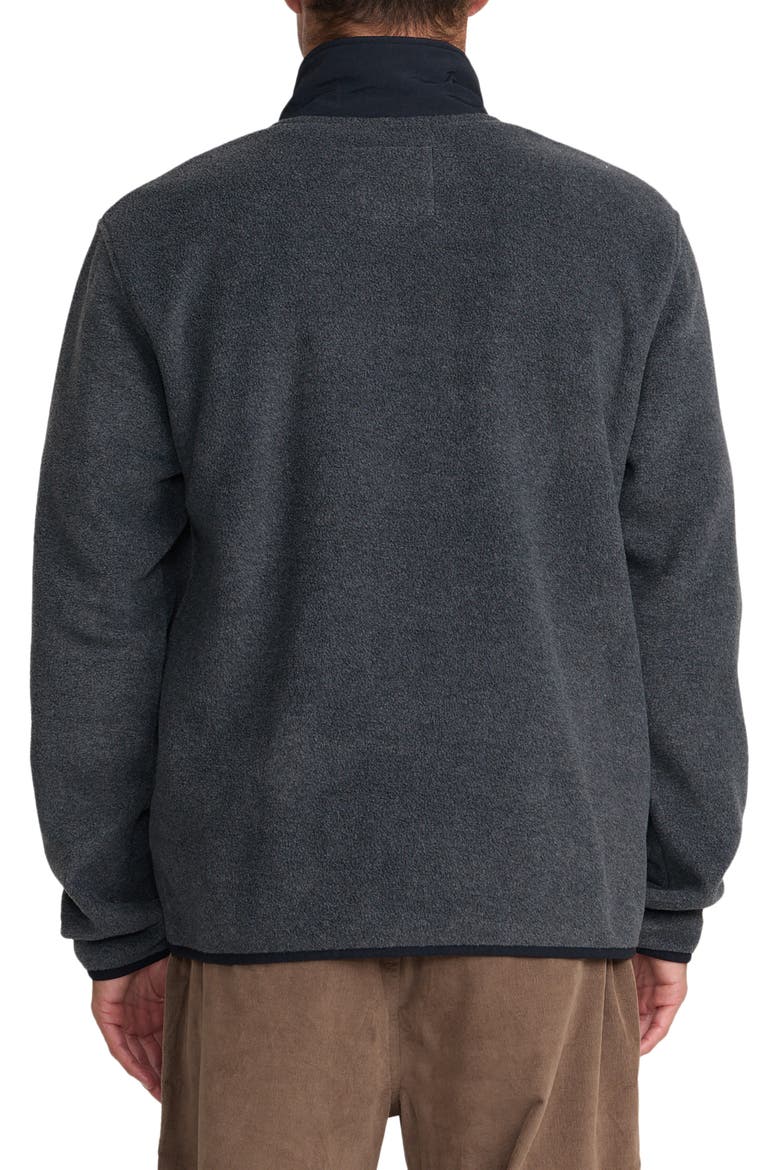 Peak Quarter Zip Pullover, Alternate, color, CHARCOAL HEATHER