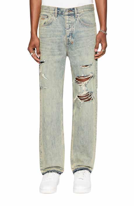 Anti K Stagelight Trashed Mid Rise Relaxed Straight Leg Jeans