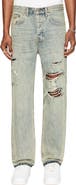 Ksubi Anti K Stagelight Trashed Mid Rise Relaxed Straight Leg Jeans