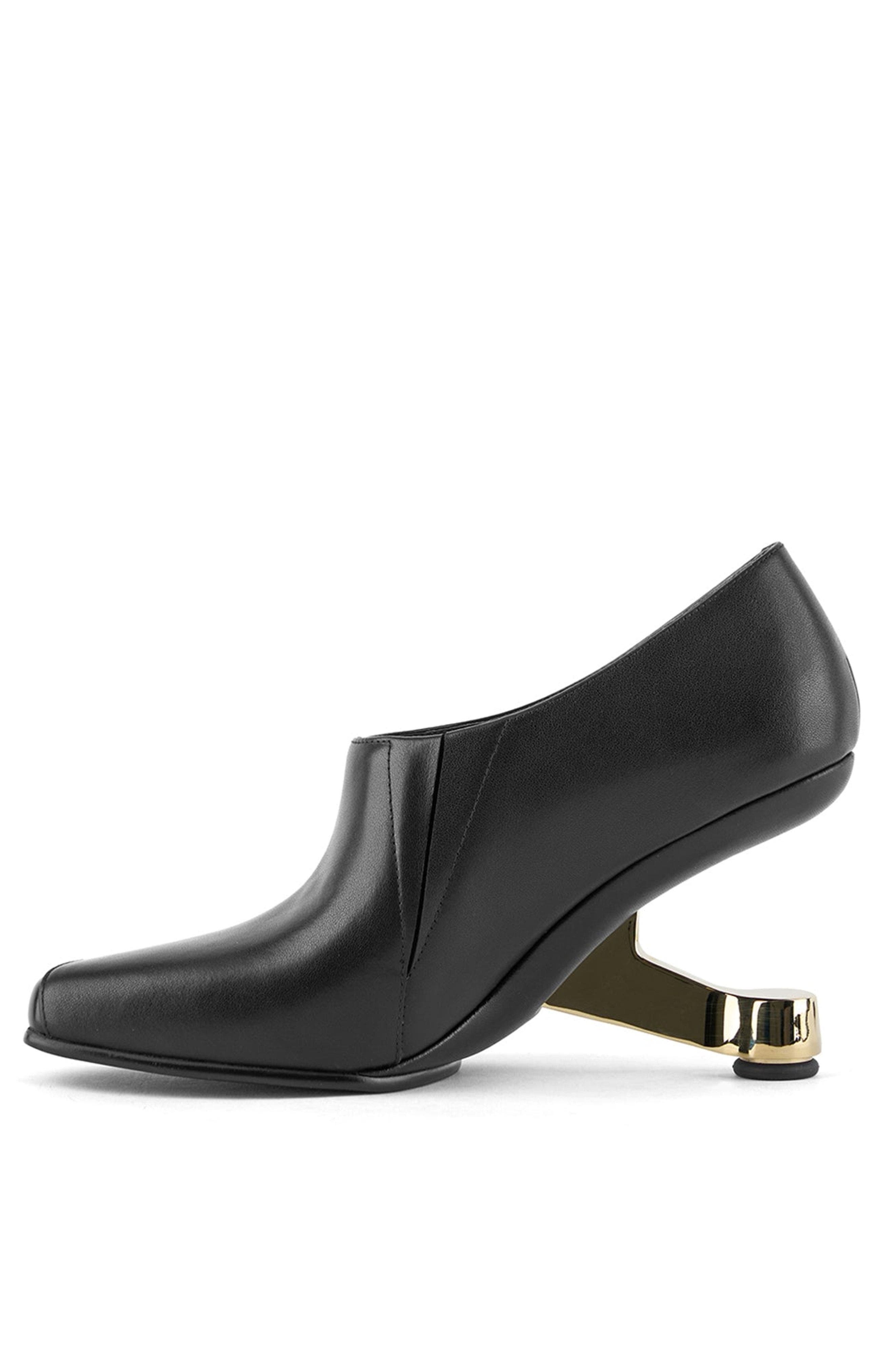 Eamz Dana Pumps, Alternate, color, Black + Gold