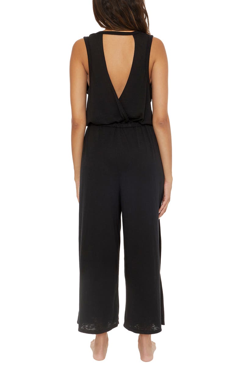Becca Beach Date Wide Leg Cover-Up Jumpsuit, Alternate, color,