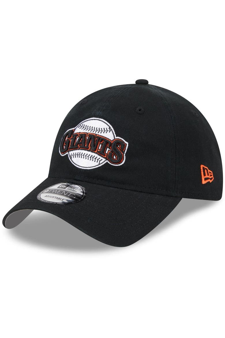 Youth New Era  Black San Francisco Giants 2024 Batting Practice 9TWENTY Adjustable Hat, Main, color, Black