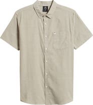 Rip Curl Classic Surf Ourtime Short Sleeve Cotton Button-Up Shirt