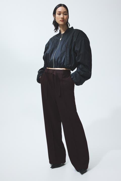 Belted Tailored Trousers