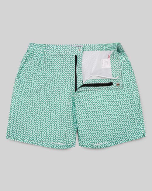 Mosmann Australia Swim Shorts In Green