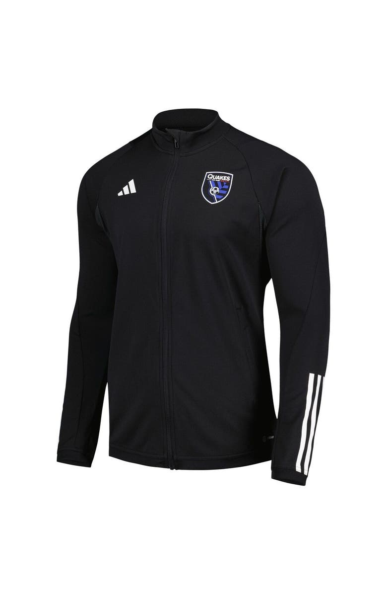 adidas Men's adidas Black San Jose Earthquakes 2023 On-Field AEROREADY Full-Zip Training Top, Alternate, color, Black