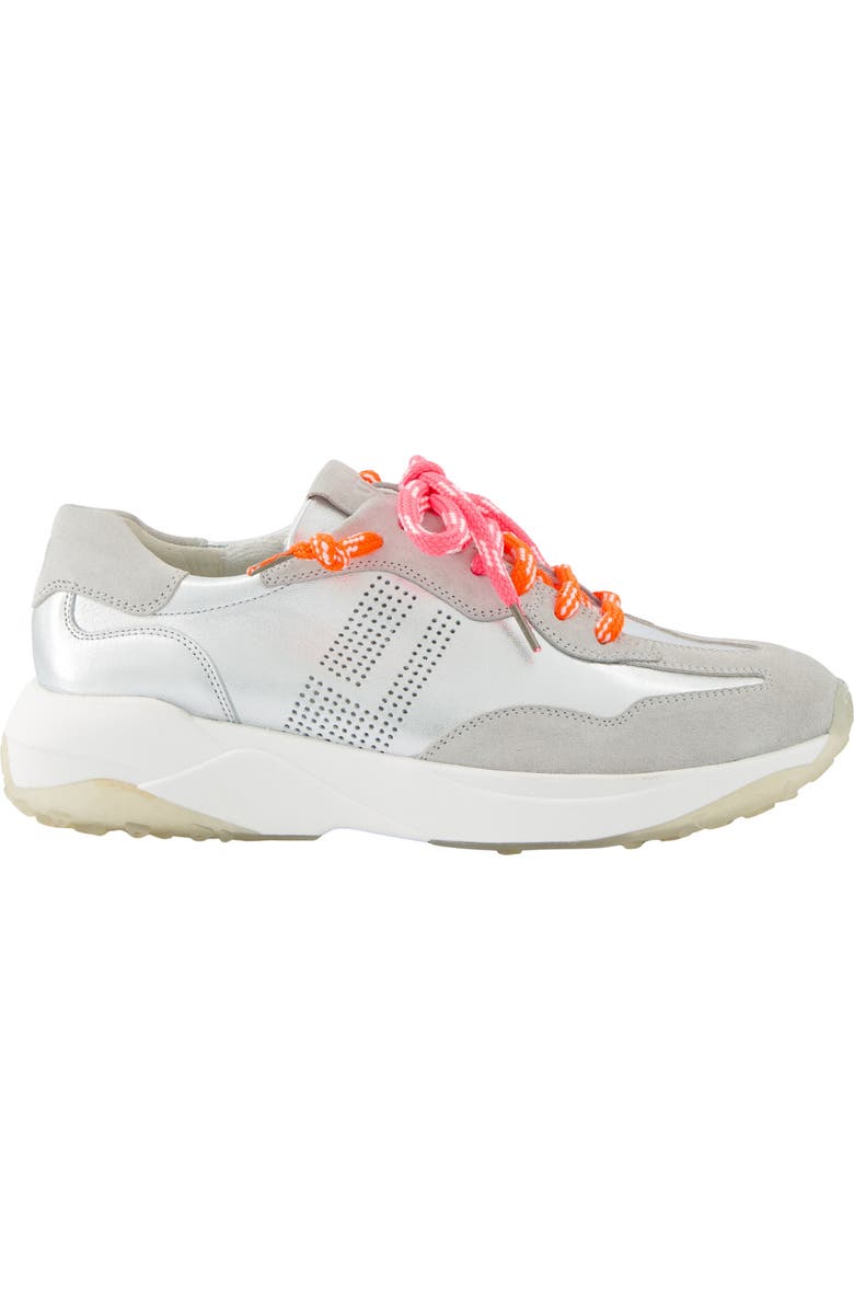 Paul Green Beckett Sneaker, Alternate, color, Cloud Silver Combo