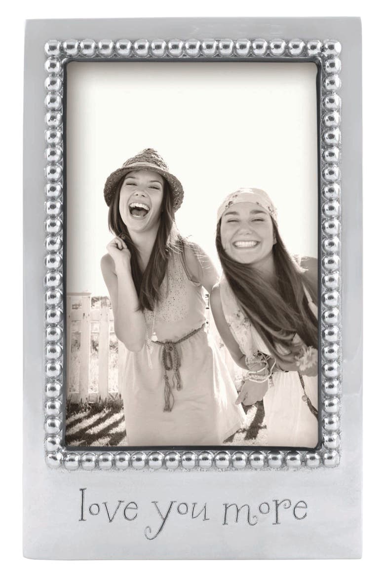 Love You More 4 x 6-Inch Picture Frame, Main, color, NO COLOR