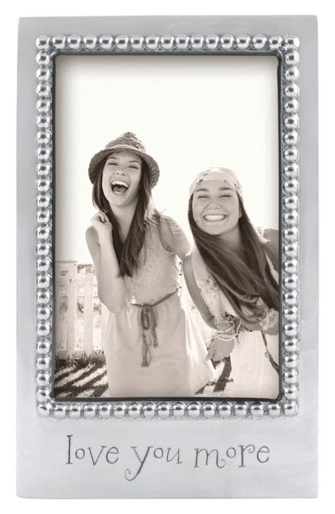 Love You More 4 x 6-Inch Picture Frame