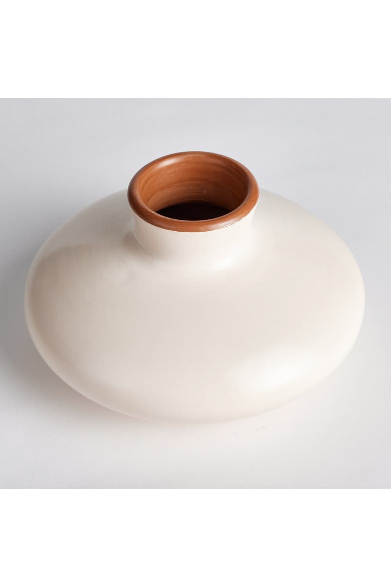 Fiorella Vase, Alternate, color, White