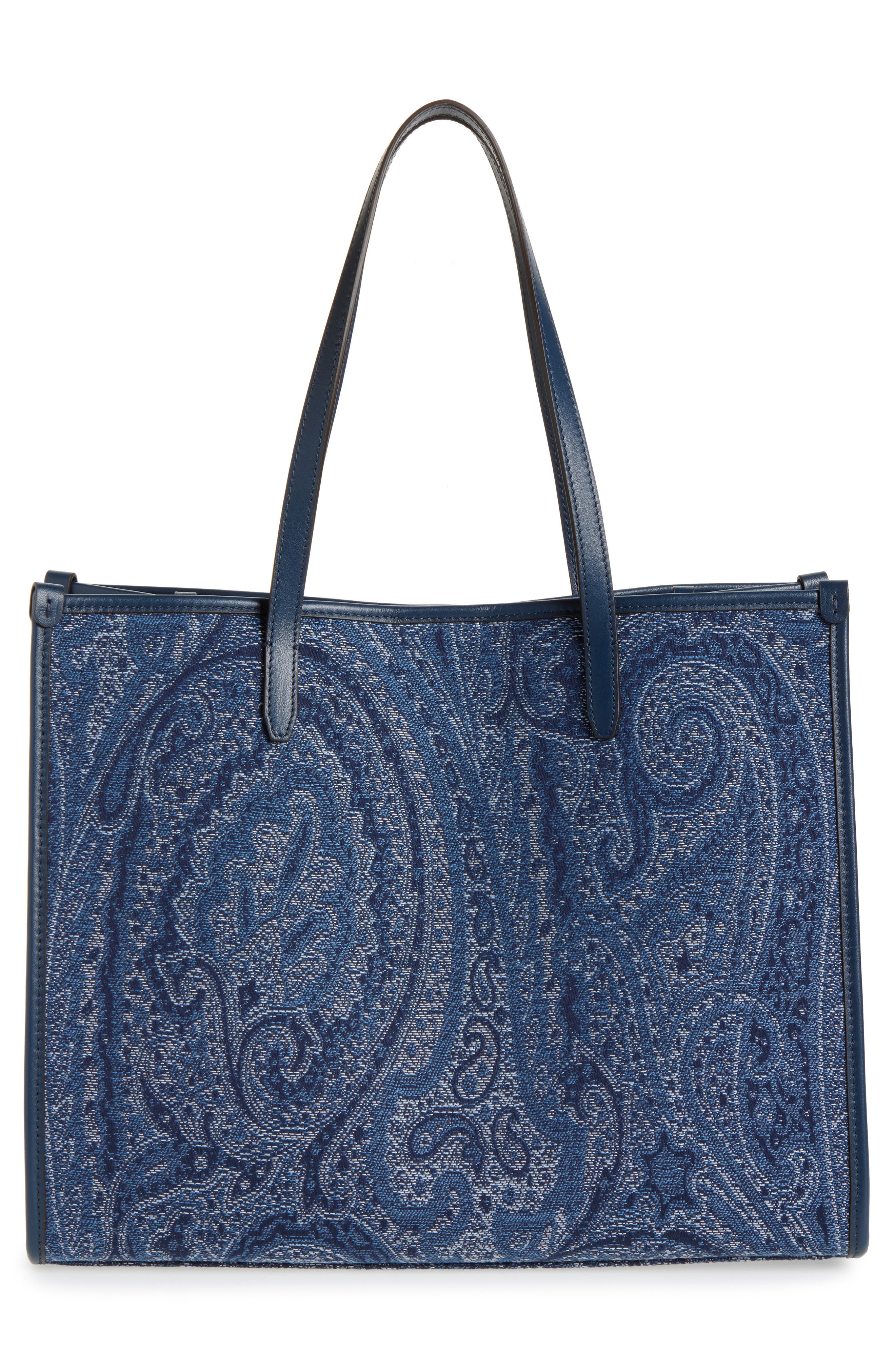 Love Trotter Jacquard Tote, Alternate, color, BLUE MULTI