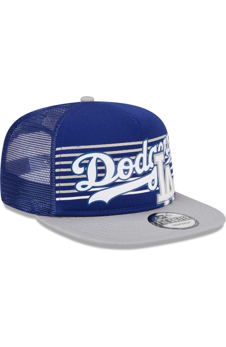 New Era Men's New Era Royal Los Angeles Dodgers Speed Golfer Trucker Snapback Hat, Alternate, color, Royal