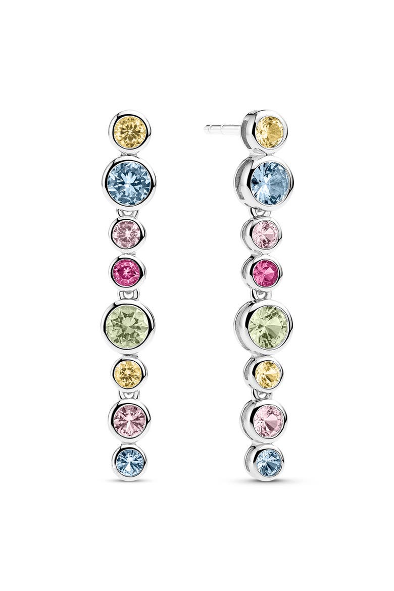 Earrings Sardinien Lungo, Main, color, 925 Sterling Silver / Multi