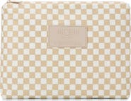 Aloha Collection Mid Petite Check Water Resistant Tyvek® Zip Pouch
