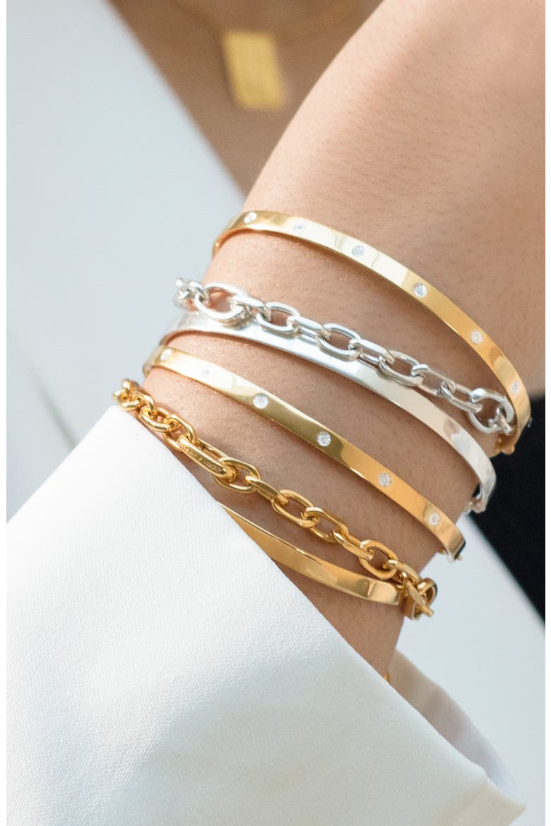 Fiji Chain Bracelet, Alternate, color, SILVER