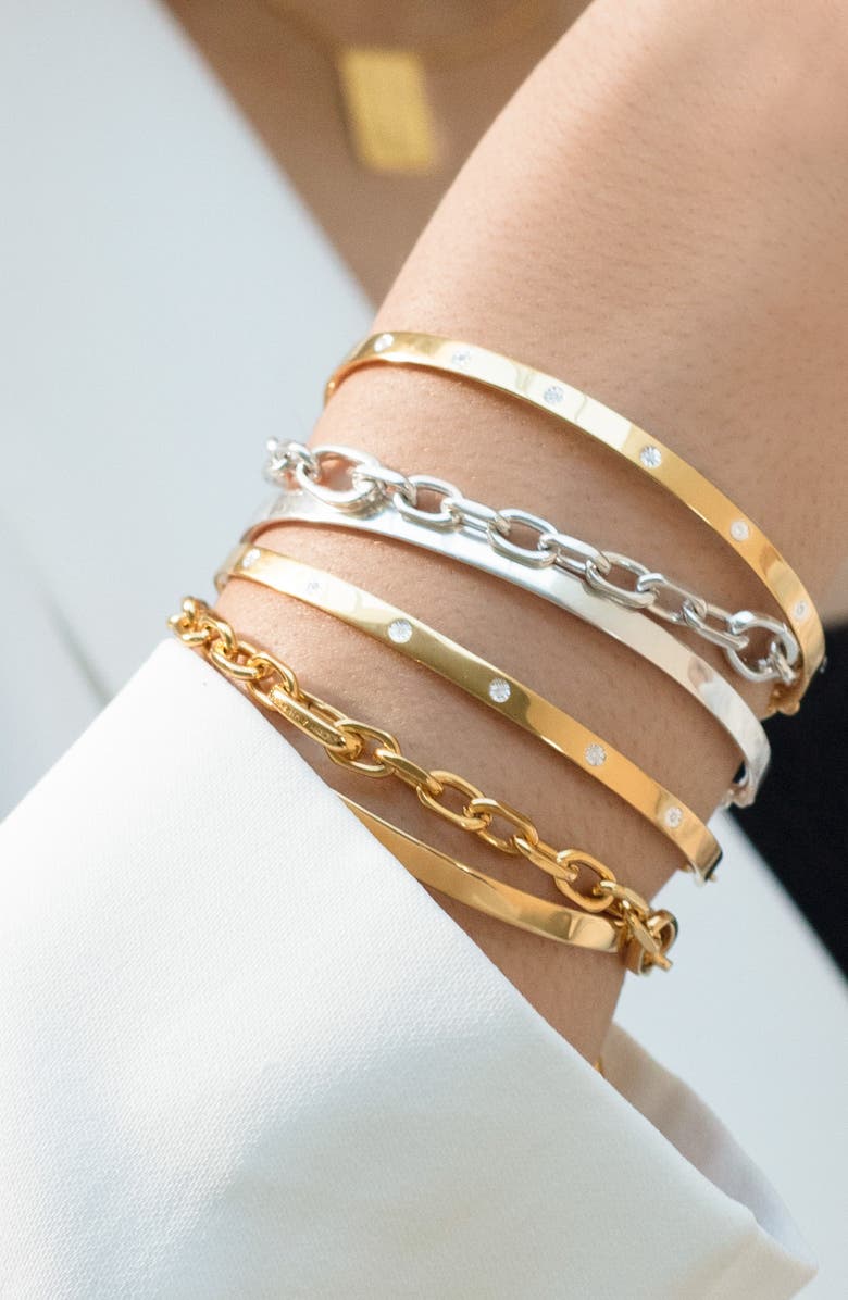 Monica Vinader Fiji Chain Bracelet, Alternate, color, Silver