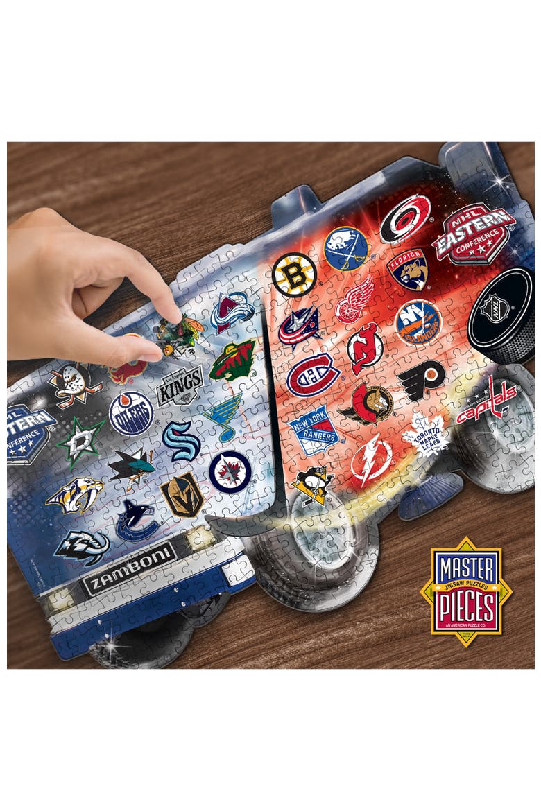 NHL Zamboni 500 Piece Shaped Puzzle, Alternate, color, Multicolor