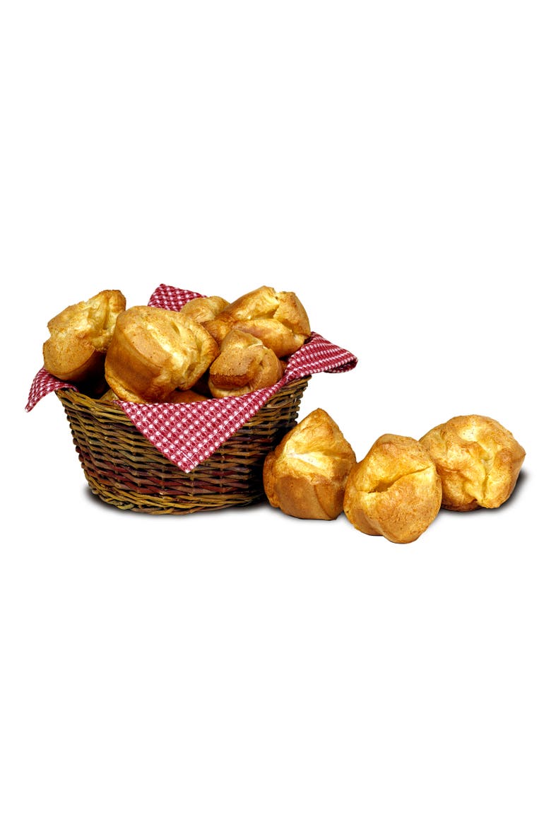 Nonstick Linking Popover Pan, Small, 6-Well Mini Popover Tray, Alternate, color, Black