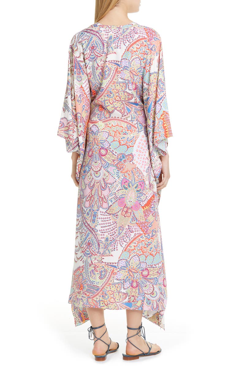 Etro Paisley Cover-Up Caftan, Alternate, color,